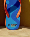 Flip-Flops Next to The Wall Mockup