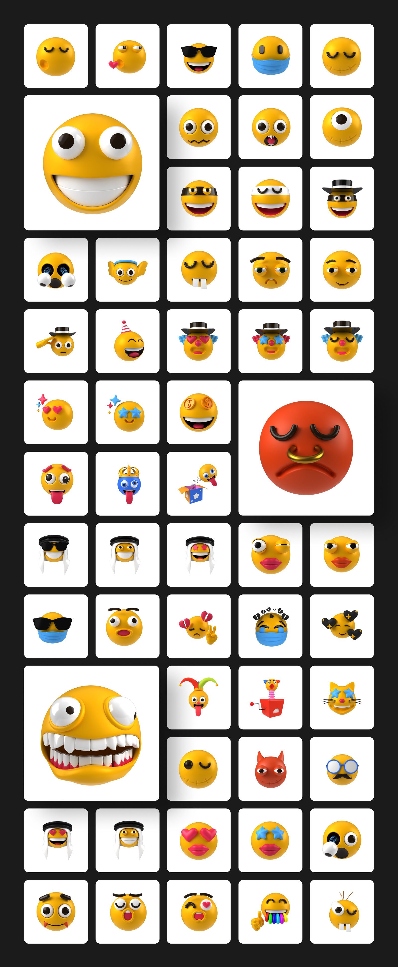 3D Emoji Icons