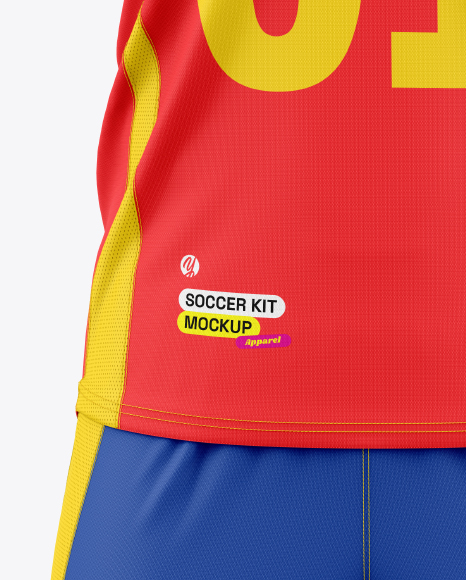 Soccer Kit Mockup - Front View