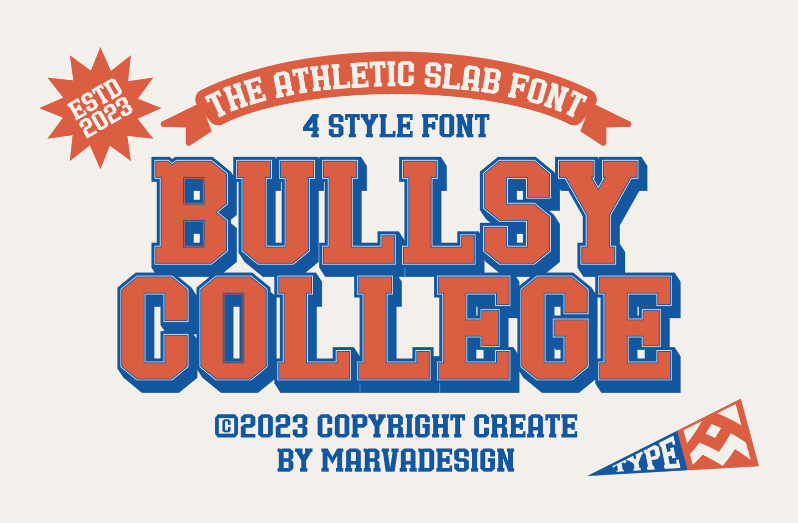 Bullsy College Font