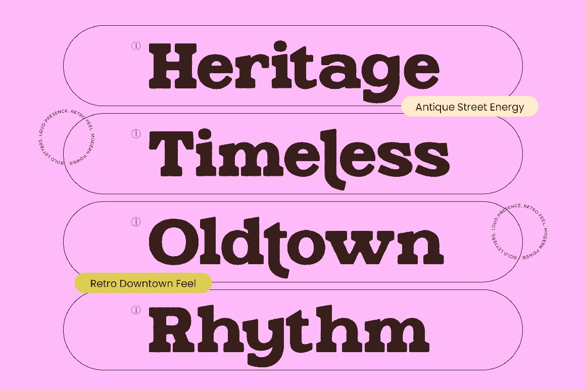 Ganttie Bold Display Serif