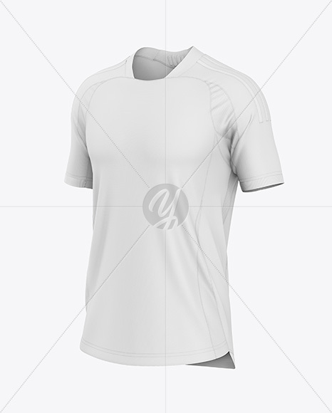 Soccer Jersey Mockup - Half Side View