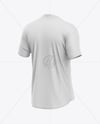 Soccer Jersey Mockup - Back Half Side View