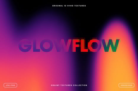 Grainy Gradient Textures Pack - Graphics