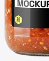 Jar with Tomato Bruschetta Mockup