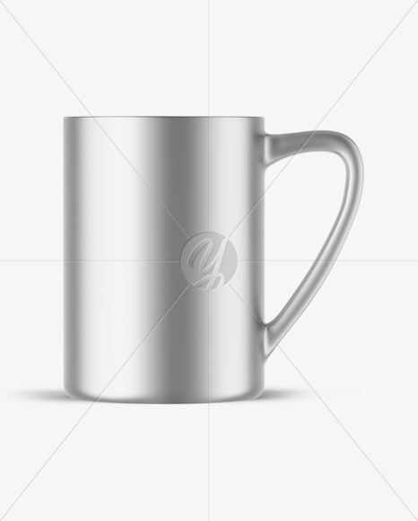 Matte Metallic Mug Mockup