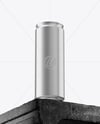 8.5oz Aluminium Can on the Block Mockup