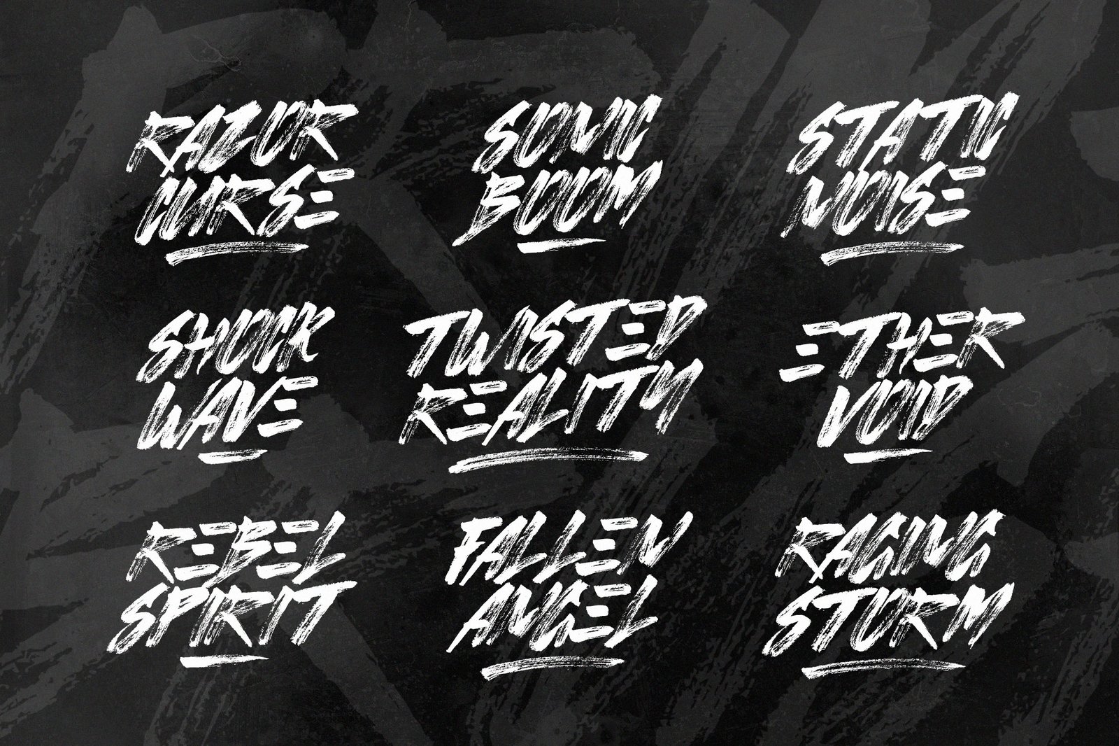 Prime Brush – Bold Expressive Dry Brush Font