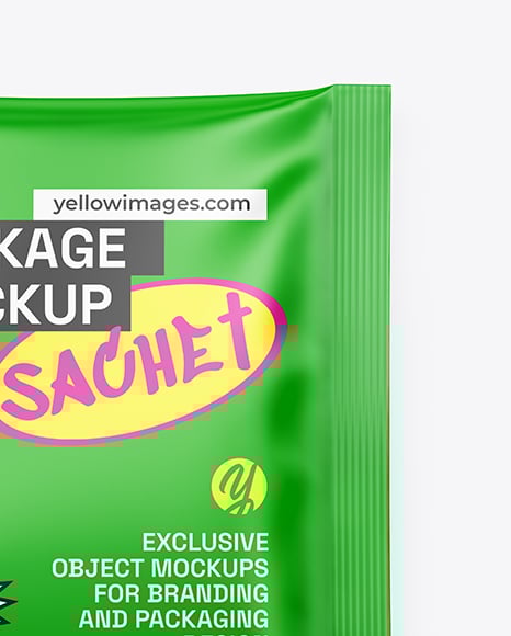 Matte Sachet Mockup