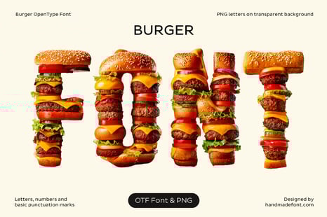 Burger Font - Creative Store