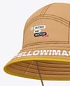 Ripstop Bucket Hat Mockup - Half Side View