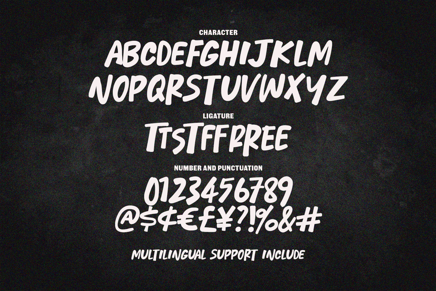 Elvsion Stright Bold Playful Handmade Display Font