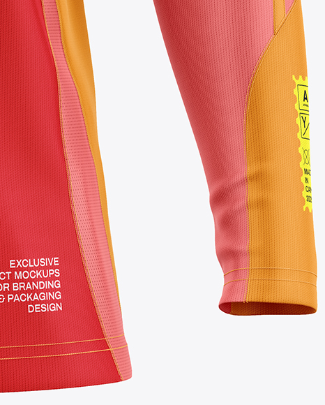 Training Long Sleeve Jersey Mockup - Front View