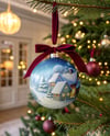 Glossy Christmas Ball Mockup