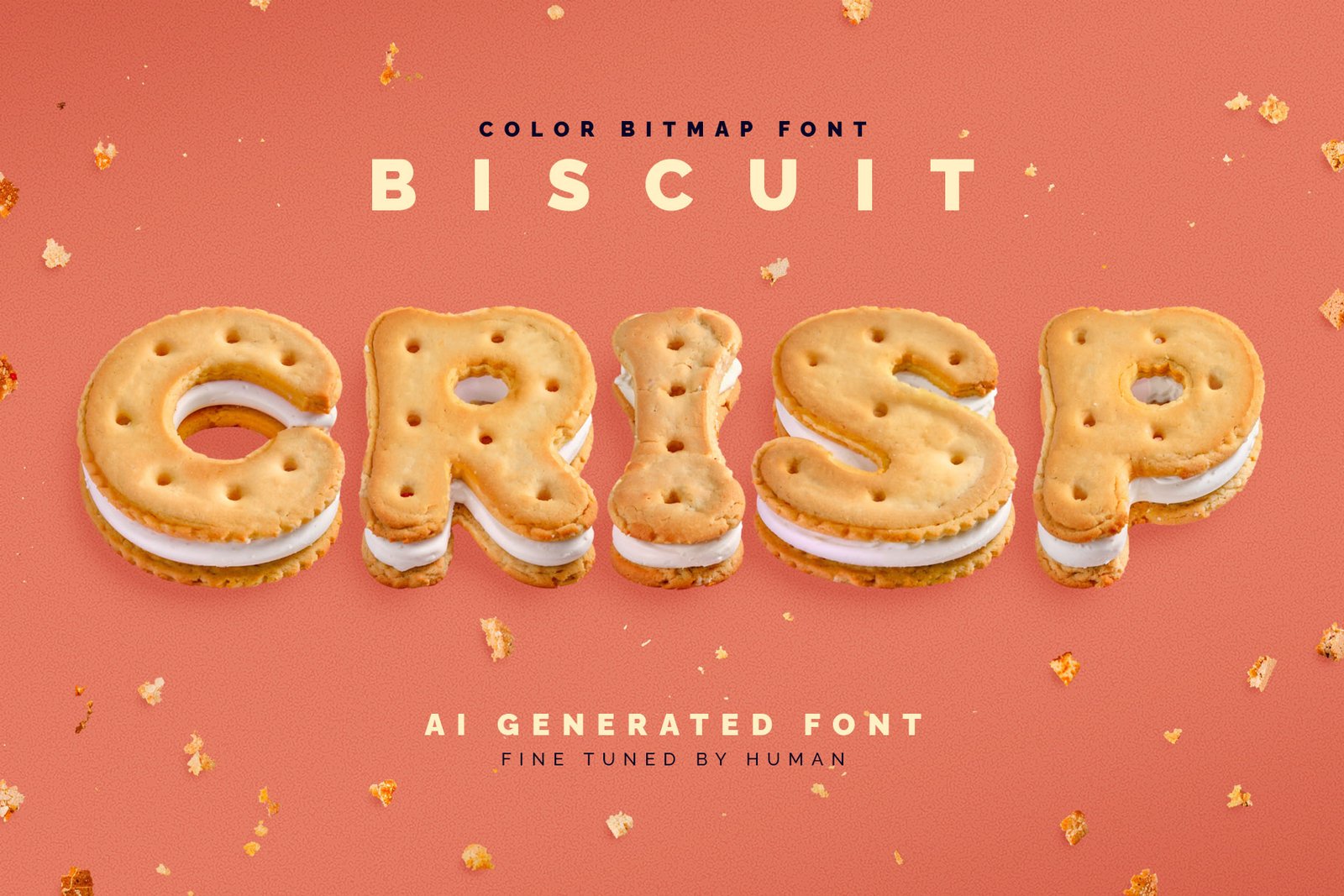 Biscuit Crisp - Color Bitmap Font