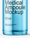 Clear Glass Medical Ampoule Mockup