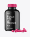 Plastic Pills Jar Mockup