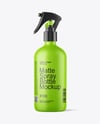Matte Spray Bottle Mockup