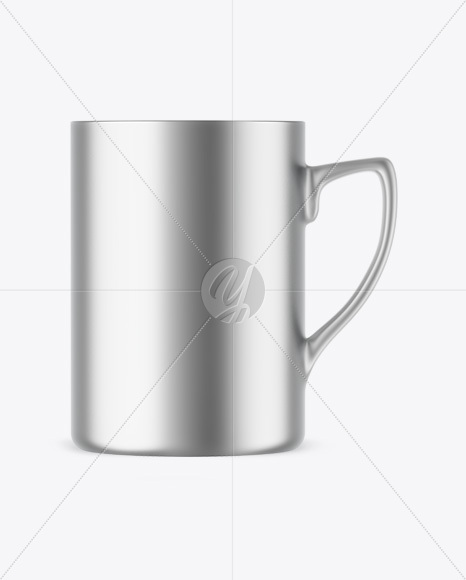 Matte Metallic Mug Mockup