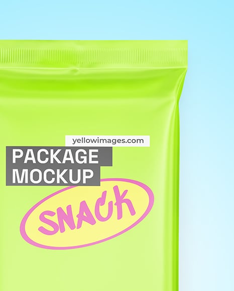 Matte Snack Package Mockup