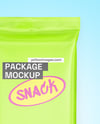 Matte Snack Package Mockup