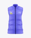 Women's Down Vest Mockup