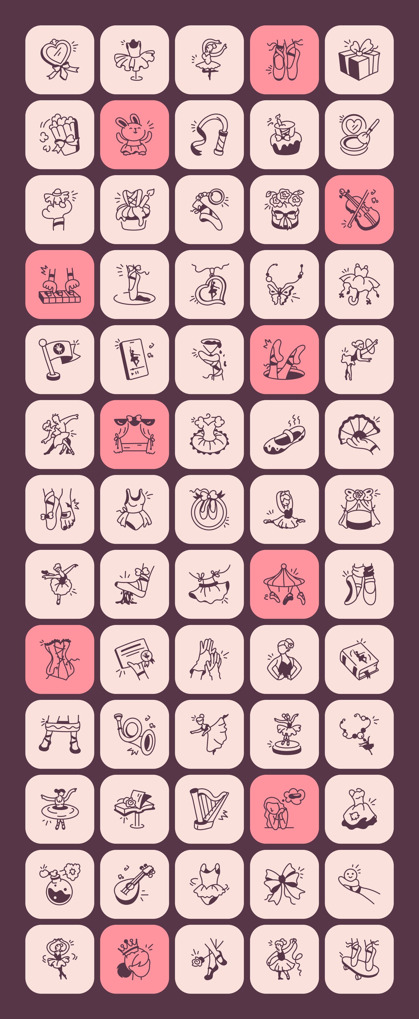 Ballet Hand Drawn Icon