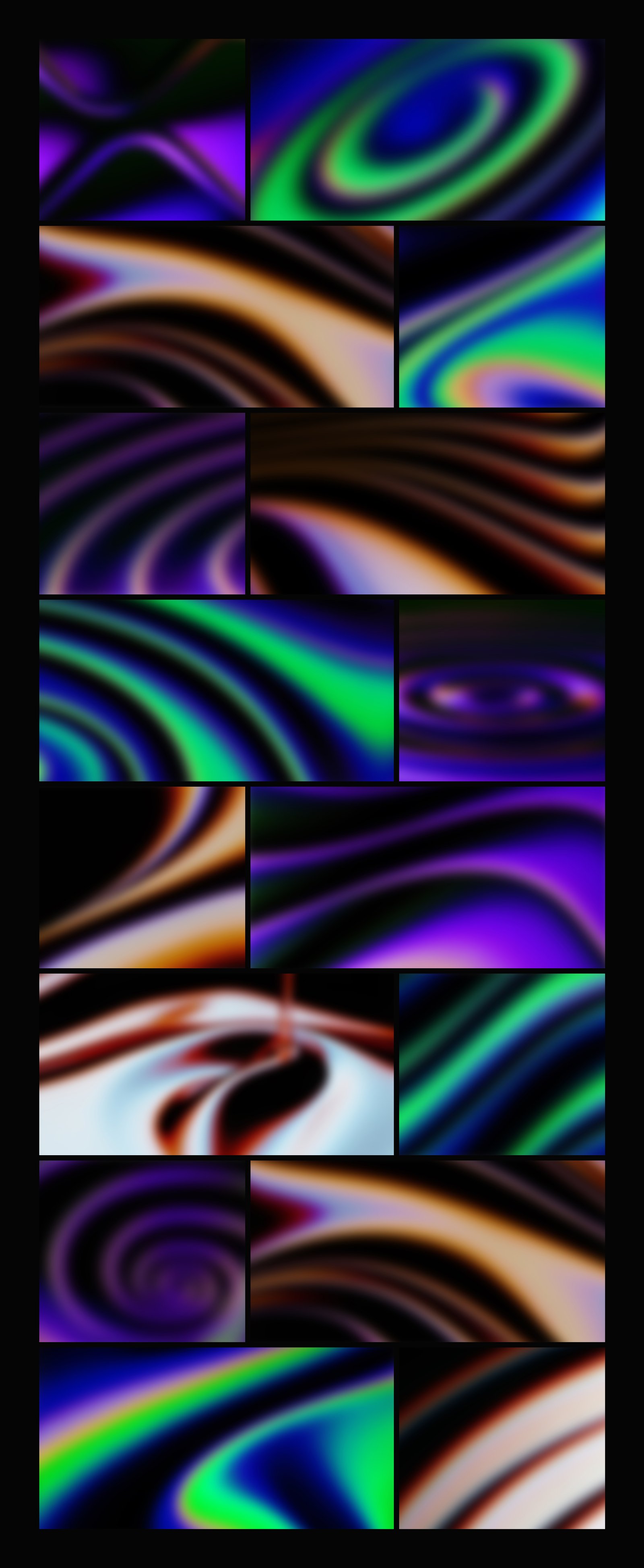 Holographic Background Set
