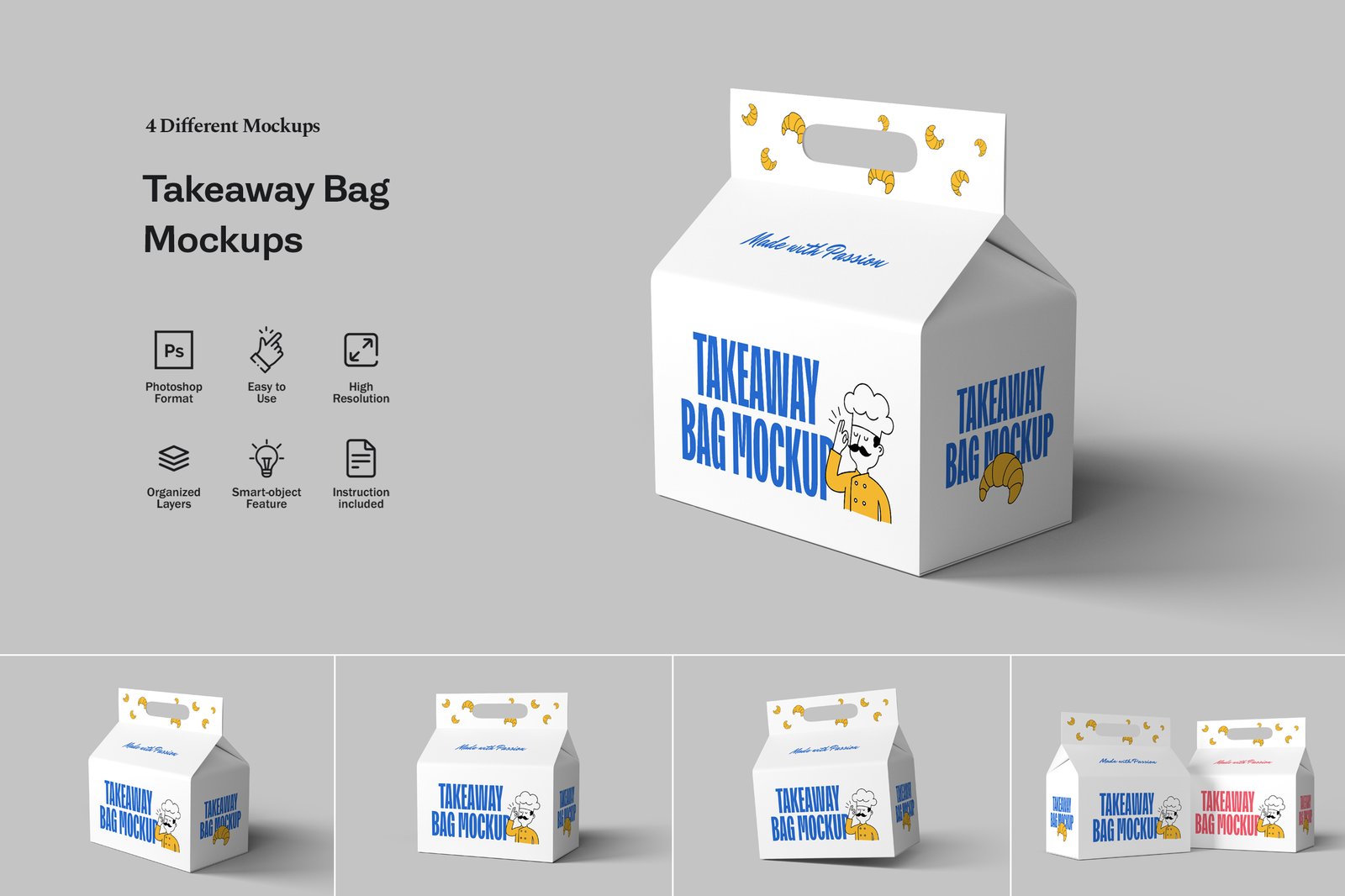 Takeaway Bag Mockups