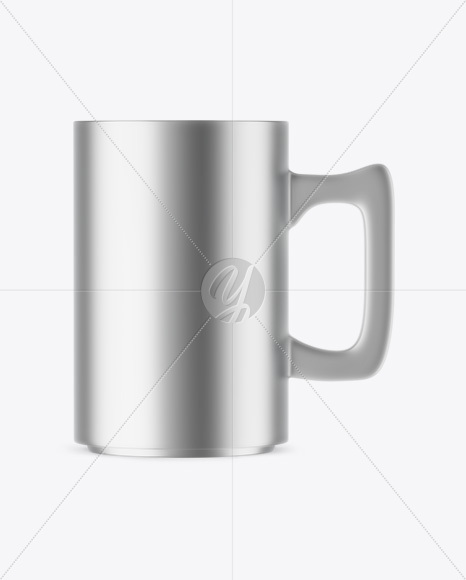 Matte Metallic Mug Mockup