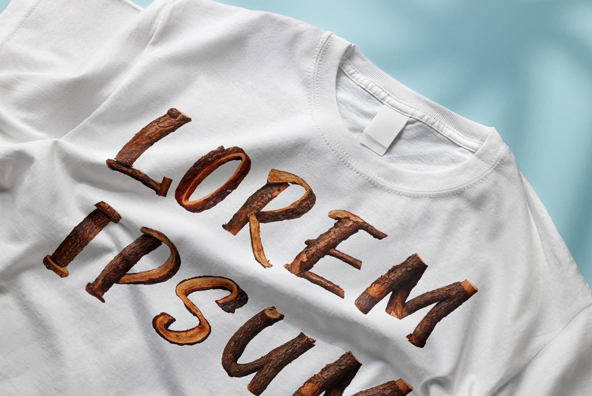 Wood Log Font