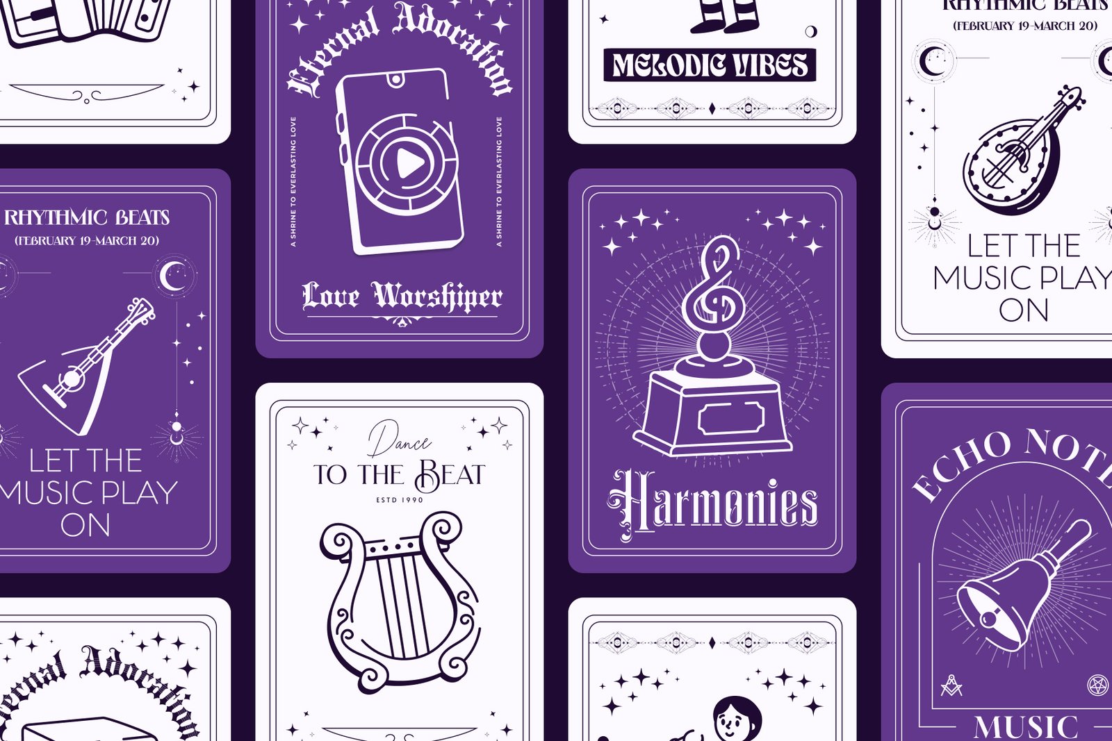 Music Doodle Icon Set