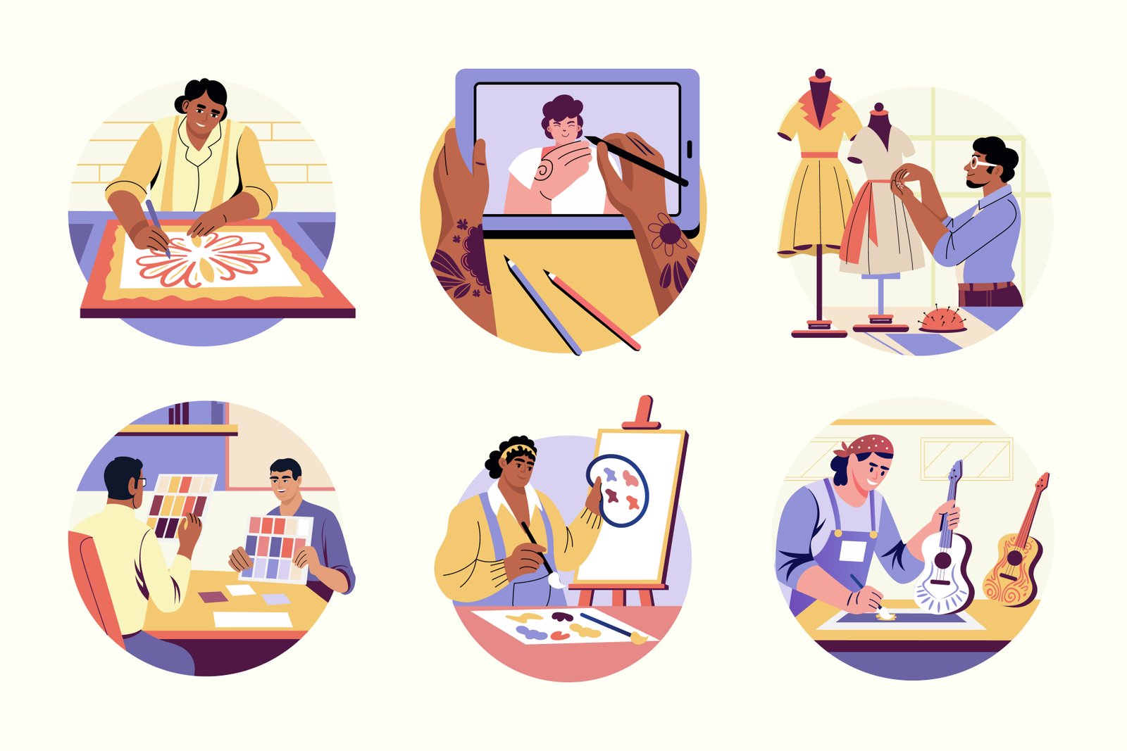 Creative Design Illustration Set