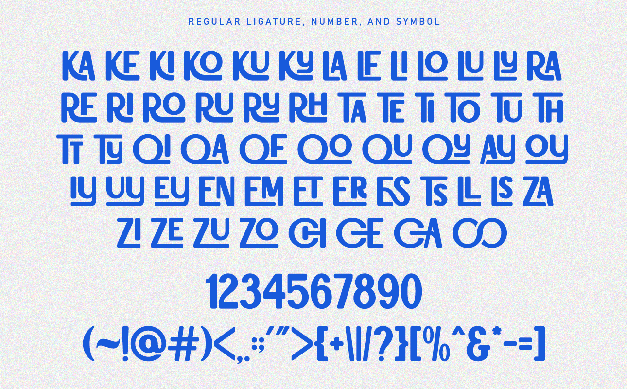 Chiroto - Ligatures Retro Font