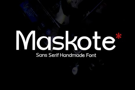 Maskote Font - Cool Fonts
