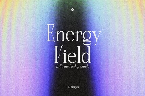 Energy Field Halftone Backgrounds - Creative Store