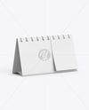 Desk Calendar Mockup – Half Side View