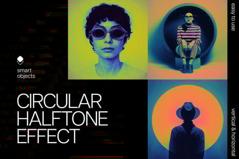 Circular Halftone Motion Photo Effect - Add-Ons