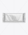 Glossy Metallic Snack Package Mockup