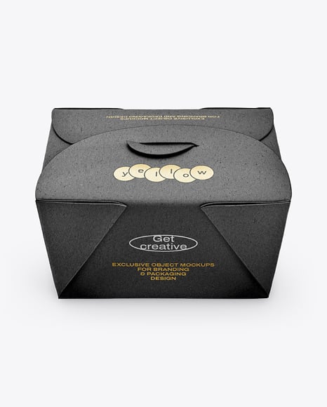 Kraft Paper Box Mockup