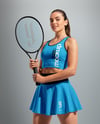 Woman Wearing Tennis Uniform Mockup