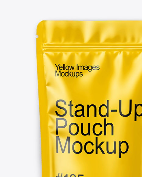 Matte Stand Up Pouch Mockup