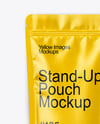 Matte Stand Up Pouch Mockup