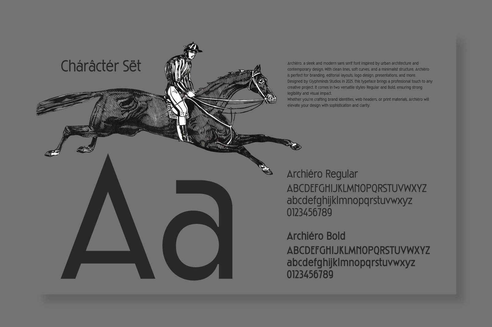 Archiéro - A Sans Serif Font