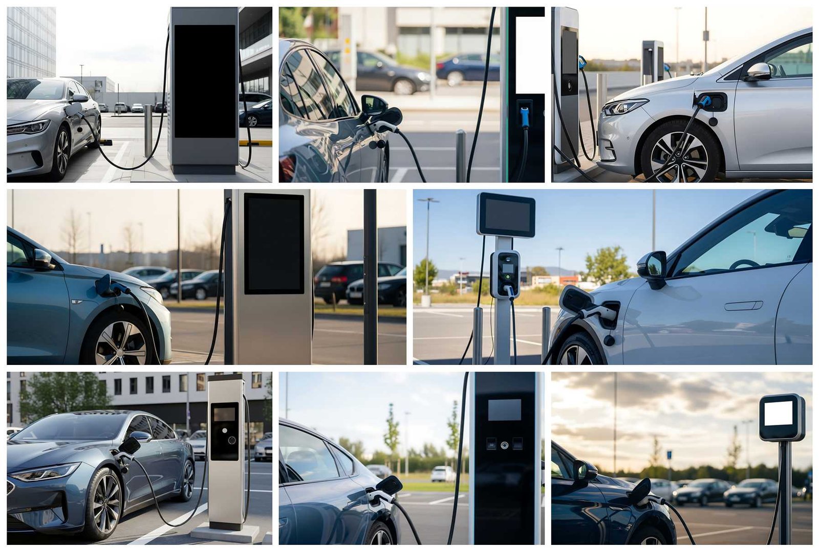 46 Electric Car Charging Stock Photos – Modern EV Technology