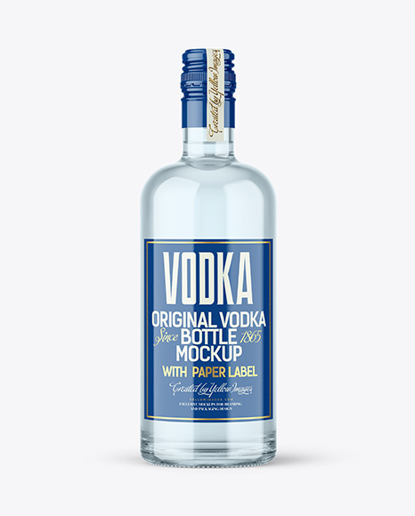 Vodka Bottle Mockup