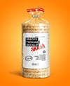 Clear Snack Package with Rice Cakes Mockup