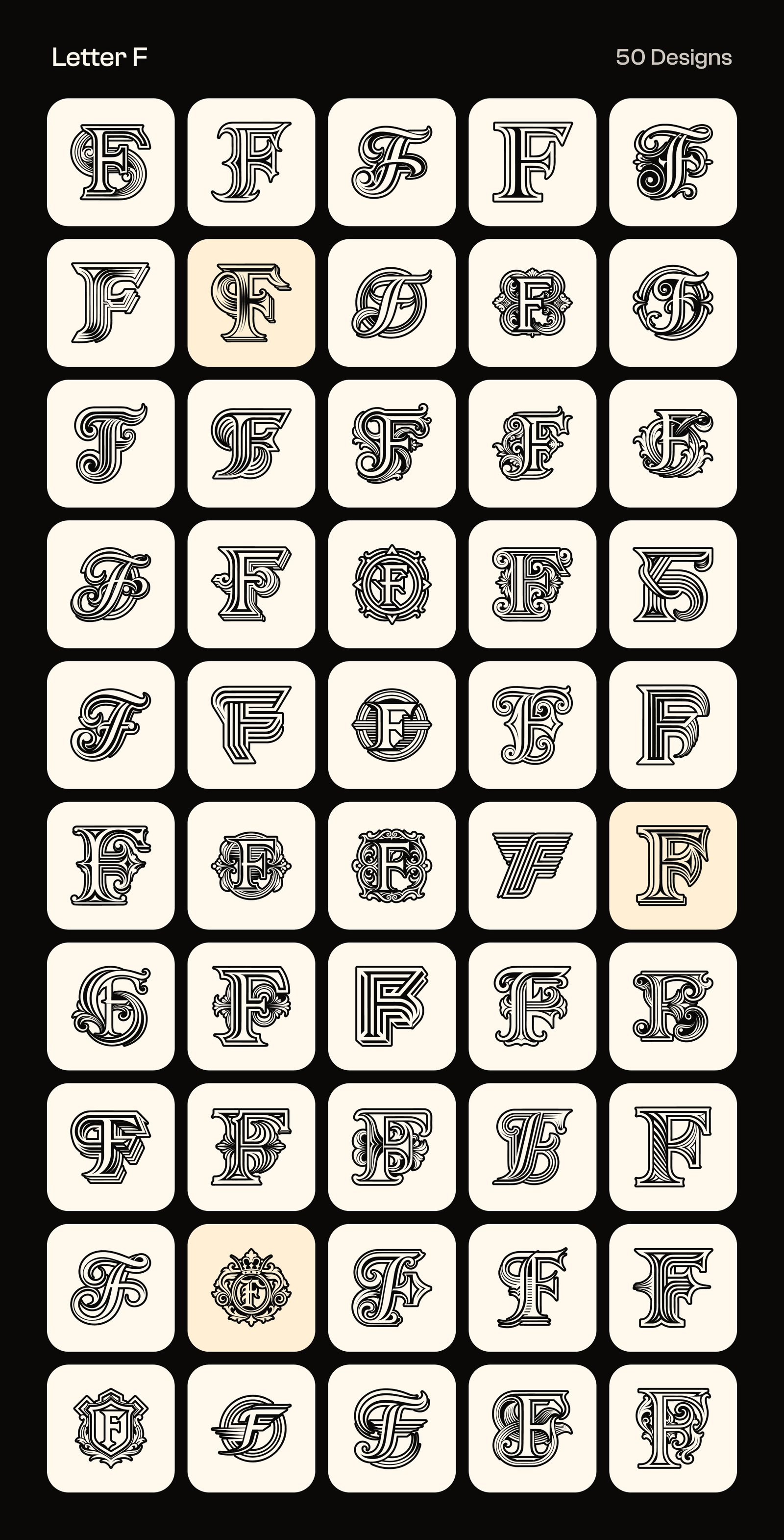 Alphabet Letters Logo Bundle