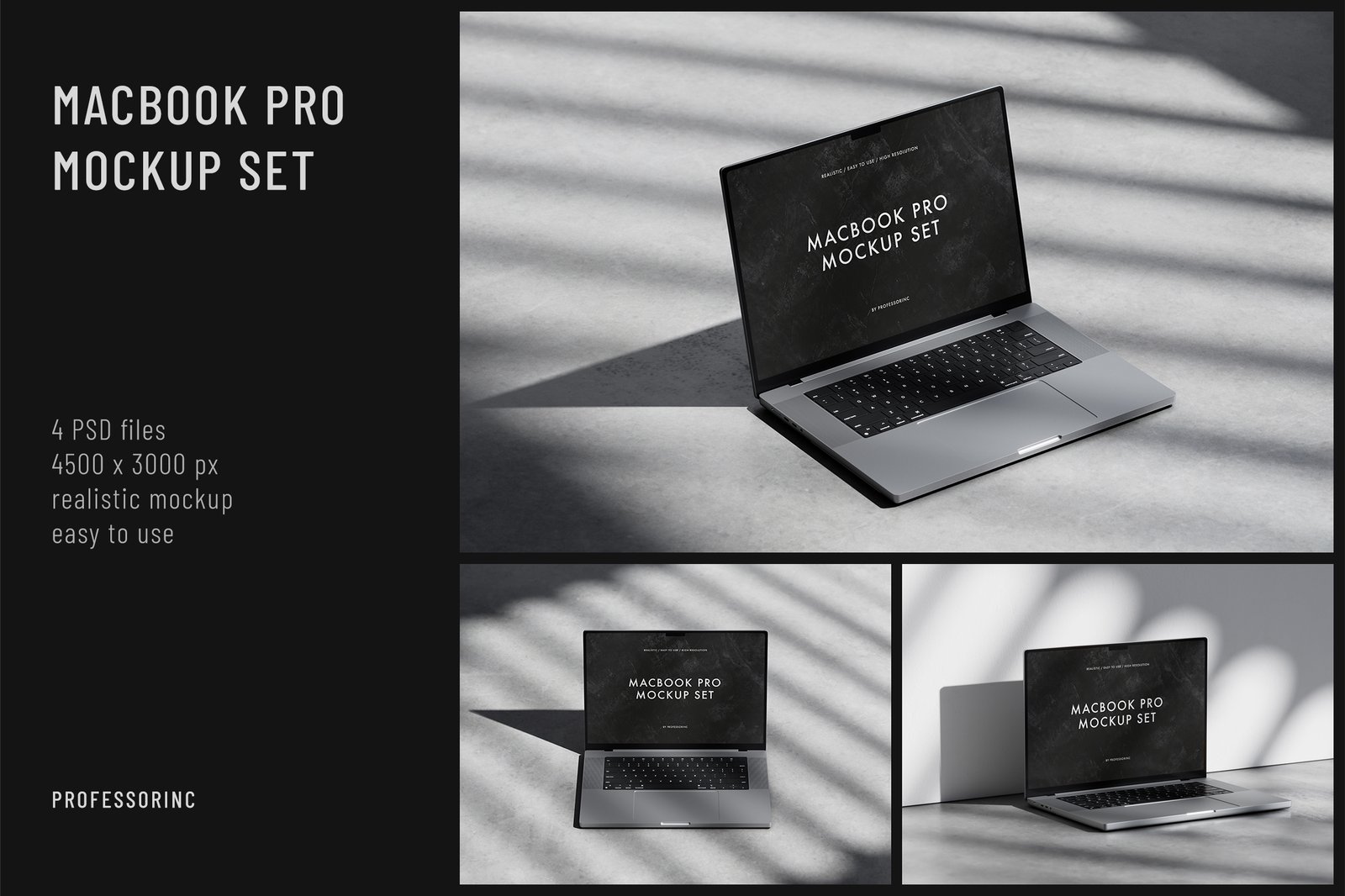 MacBook Pro Mockup Set