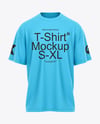 Men's Drop Shoulder Oversized T-Shirt Mockup